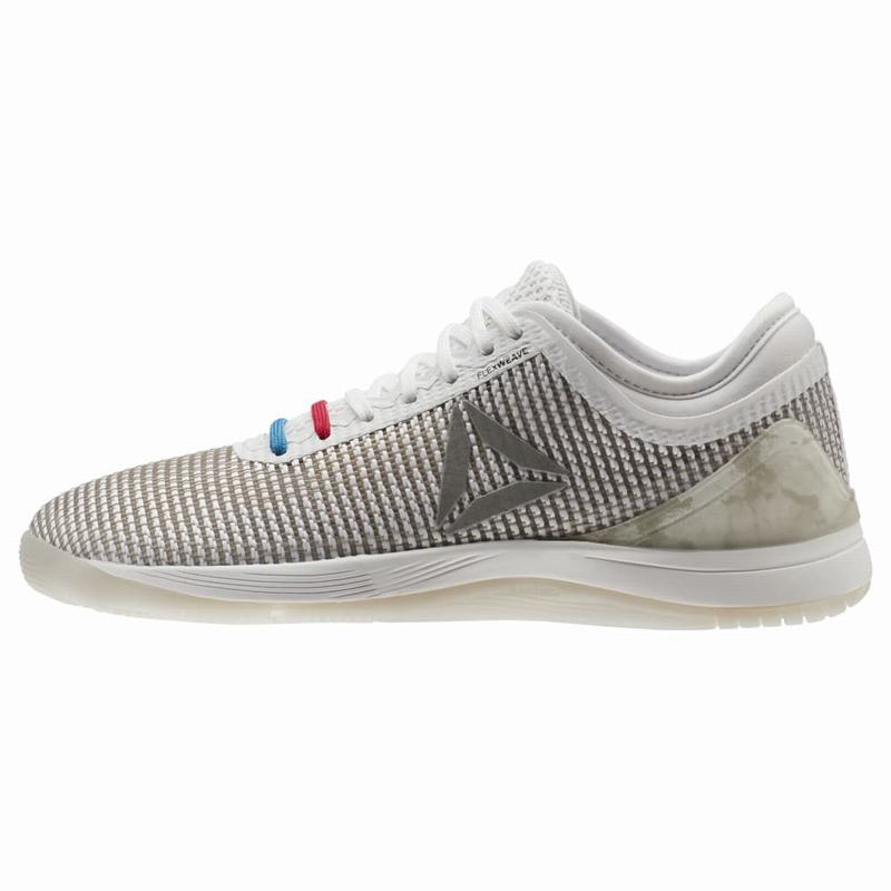 Tenisi Reebok Crossfit Nano 8 Flexweave Barbati Albi/Gri Romania YS4531BE